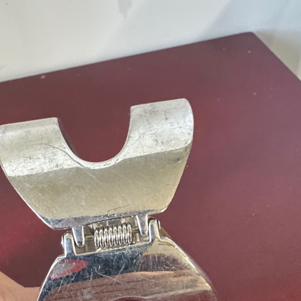 Vintage Silver tone, fashion Cuff Bracelet - Picture 4 of 5